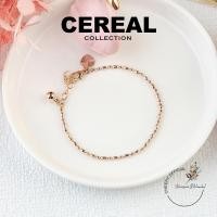 ราคา สร้อยข้อมือแฟชั่น สีพิ้งโกลด์ ลายสวยน่ารัก พร้อมส่ง (25126112401)