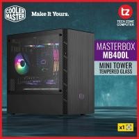 ราคา Cooler Master MasterBox MB400L-ไม่มี ODD,เคส Micro-ATX, Gleamหกเหลี่ยม,แผงด้านข้างกระจกนิรภัย (18280165362)