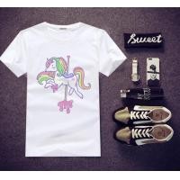 ราคา เสื้อยืดสกรีนลาย Unicorn ใส่สบายๆ ไม่ยืด ไม่ย้วย (10204451158)