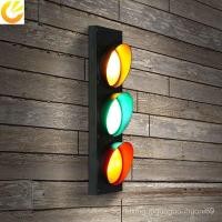 ราคา โคมไฟติดผนังสไตล์อุตสาหกรรมย้อนยุคร้านอาหารร้านกาแฟบาร์ทางเดินตกแต่งสร้างสรรค์บุคลิกภาพห้องเด็กไฟติดผนังสัญญาณไฟจราจร SV (25526075749)