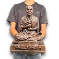 ราคา หลวงพ่อโต สีไม้ ขนาด 5 นิ้ว สูง 7 นิ้ว เนื้อเรซิ่น LK09 (26326553114)