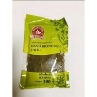 ราคา พริกเขียวป่น ตรามือที่ 1 100กรัม (10690497877)