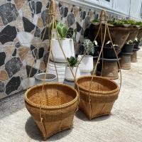 ราคา หาบเงิน หาบทอง งานฝีมือละเอียดแข็งแรง เย็บหวายแท้ กว้าง12 นิ้ว 1คู่ พร้อมไม้คาน (17535772070)