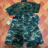 ราคา ชุดทหารเด็ก ขาสั้น อก28นิ้ว เบอร์ 6 กางเกงเอวยืด ยาว16นิ้ว พร้อมหมวก #ชุดทหาร #ชุดเด็ก #ชุดทหารเด็ก #สินค้าราคาโรงงาน (5735983905)