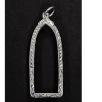 ราคา SSNPกรอบพระเงินแท้92.5%ซุ้มเกลียวคู่ทรงปางลีลาทรงเม็ดขนุนทุ่งเศรษฐี (27280412502)