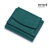 ราคา กระเป๋าสตางค์ใบเล็กหนังหญิงสไตล์ญี่ปุ่นผ้าเงิน RFID กระเป๋าเหรียญการค้าต่างประเทศมินิสั้นน้ําหนักเบากระเป๋า (26767004928)
