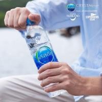 ราคา น้ำดื่ม ตราคริสตัล 600 มิลลิลิตร พร้อมลุ้นไปพื้นที่สีฟ้ากับคริสตัล (26773707909)