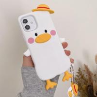 ราคา เคสไอโฟน เคสซิลิโคน 12 promax iPhone case for iPhone X XS MAX XR 7+ 8PLUS SC เป็ดขาวหมวกเหลือง SC-166 (10622718566)