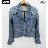 ราคา DKNY แท้ อก 39 ญ เสื้อสูทยีนส์แจ๊ตเก๊ตแขนยาวสปอต (17251459002)