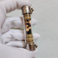 ราคา ตะกรุดโทน หลวงพ่อจง วัดหน้าต่างนอก จ.อยุธยา ด้านในรูปถ่ายหลวงพ่อ เลี่ยมหลอดตะกรุดพร้อมห้อยคอ (26880641755)