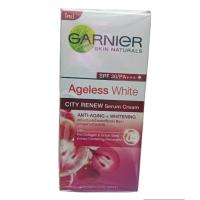 ราคา Sale! Garnier การ์นิเย่ สกิน แนทเชอรัลส์ เอจเลส ไวท์ แอนตี้-เอจจิ้ง ไวท์เทนนิ่งซิตี้ รีนิว เซรั่ม ครีม 50 มล. (24117709056)