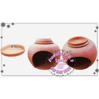 ราคา โอ่งบ้านแมว โอ่งดินเผา ขนาด 16 นิ้ว มีฝาปิดถาดน้ำแข็ง (2270181028)