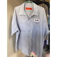 ราคา เสื้อเชิ้ตแขนสั้น ลายทางสีฟ้า (26119021913)