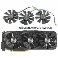 ราคา ZOTAC/ZOTAC GTX 970 980 980Ti/TITANX AMP กราฟิกการ์ดพัดลมระบายความร้อน GA91S2H (25447089577)