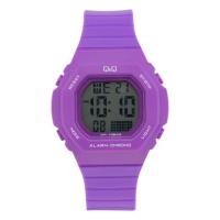 ราคา Q&Q นาฬิกาผู้หญิง สีม่วง สายเรซิ่น รุ่น M137J003Y (47229035)