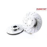 ราคา runstop จานเบรคหน้า เจาะรู เซาะร่อง ขนาดเดิม ตรงรุ่น chevrolet aveo ขนาด 236mm รันสต๊อป brake disc high carbon plus (28052704442)