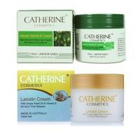 ราคา Catherine Natural Vitamin E Cream 100 ml + Lanoln Cream with Grape Seed Oil vitamin E 100 ml. (59131405)