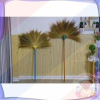 ราคา ส่งจากไทย ไม้กวาดดอกหญ้า ไม้กวาด ด้ามไม้ ด้ามพลาสติก ไม้กวาดดอกหญ้า ไม่บาง หนาอย่างดี เย็บตะเข็บถึง 4 ชั้น รวมดอกหญ้า (41367573025)