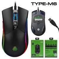 ราคา เมาส์เกมมิ่ง EGA TYPE M6 Gaming Mouse Spectrum LED Lightting เหมาะสำหรับนักเล่นเกมส์ (7146261085)
