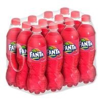 ราคา โปรโมชัน! แฟนต้า น้ำอัดลม กลิ่นสตรอเบอร์รี่ 330 มล. แพ็ค 12 ขวด Fanta Soft Drink Strawberry 330 ml x 12 Bottles (18332871273)