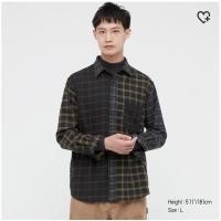 ราคา เสื้อเชิ้ต ลายสก็อต ทูโทน Uniqlo แท้ (11378139248)