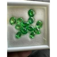 ราคา มรกต พลอย columbiaโคลัมเบีย Green Emerald 3 CARATS LAB CREATED GREEN EMERALD 9x7 MM 1 PCS (24083708039)