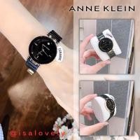 ราคา Isa Lovely Shop Anne Klein Women's AK/1018 Black Ceramic Bracelet Watch (25966419424)