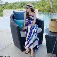 ราคา ชุดเดรสยาว ชุดเดรสยาวเที่ยวทะเล ชุดเที่ยวทะเล เดรสไปทะเล เสื้อผ้าใส่เที่ยวทะเล (12453311507)