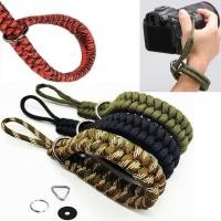 ราคา Camera Strap Camera Wrist Strap Hand Grip Paracord Braided Wristband for Pentax for panasonic DSLR Camera Accessories (29719537321)