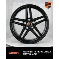 ราคา ส่งฟรี! ล้อแม็กซ์ Zoomer ZR001 ขอบ18x8 5รู114.3 ET40 สี MATTE BLACK (สำหรับรถเก๋ง 5 รู) ชุดละ 4 วง (28874214277)