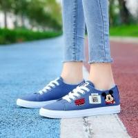 ราคา ✅️รองเท้าผ้าใบแฟชั่น ✅️สกรีนลายมิกกี้ ✅️Size 36-40 (27018345790)