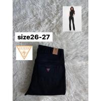 ราคา GUESS Flare Black Jeans แท้% มือสอง (25195892848)