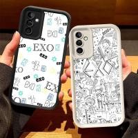 ราคา O-27 EXO Casing สําหรับ Samsung Galaxy A35 A04s A34 A25 A05S A36 A26 A56 5G สีดําและสีขาว (42514210443)
