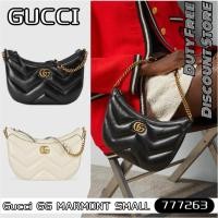 ราคา Gucci GG MARMONT small shoulder bagกุชชี่แท้กระเป๋าสะพายหนังวัว/รุ่น 777263 (25441773526)