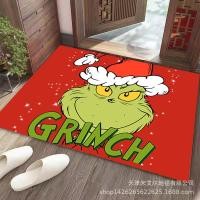 ราคา สีเขียวตัวตลกพรมเช็ดเท้า กรินช์ ตกแต่งเสื่อประตูกลางแจ้งพรมเช็ดเท้าญี่ปุ่นพรม (42623552125)