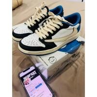 ราคา Nike Air Jordan1 Travis Scott x Fragment ไซส์ 6 USA 38.5 EURO 5.5 UK 24.0 CM (29210689361)