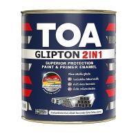 ราคา TOA สีน้ำมันด้าน Glipton 2in1 #GF222 FLAT WHITE (1/4กล) (27351577980)