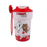 ราคา แก้วสเตนเลส เก็บความเย็น ลาย Line Friends หัวใจ ขนาด 320 มล. (44004953383)