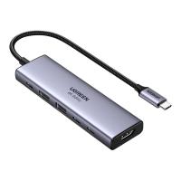 ราคา CM511(35999) 6-in-1 USB-C Hub Gray Ugreen ออกใบกำกับภาษีได้ (41214343320)