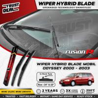 ราคา HONDA ODYSSEY 2000-2003 Fusion R Smartflex Hybrid Blade ที่ปัดน้ําฝนรถยนต์ คู่ / หน่วย (41654702355)