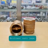 ราคา ลิฟท์เช็ควาล์ว Kitz / Tusen Klep 1 นิ้ว / ฟุตวาล์ว Kitz ทองเหลือง (29892347753)