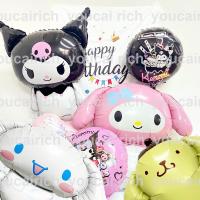 ราคา Sanrio ใหม่ ลูกโป่งฟิล์มอลูมิเนียม ลาย Kuromi My Melody สําหรับตกแต่งปาร์ตี้ (19575920775)