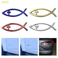 ราคา Lidu12 Saviour Ichthys สติ๊กเกอร์ติดรถยนต์ปลาติดทนนานป้ายกาวกันน้ํารูปลอกรถอะคริลิคสําหรับแล็ปท็อปตู้เย็น (41219033577)