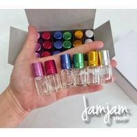 ราคา ขวดแก้วลูกกลิ้ง 3 ml. (รุ่น 8 เหลี่ยม) แพ็ค12ขวด (1876276215)