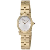 ราคา Ferragamo Miroir Women's Swiss Quartz Watch with Sapphire Glass - White and Black Dial Options, Stainless Steel (42960850101)