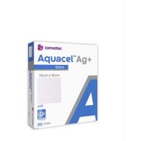 ราคา (ล็อตใหม่)Aquacel Ag+ Extra แผ่นแปะแผลกดทับ 10x10cm. 1 แผ่น Pharmaplex (19870174632)