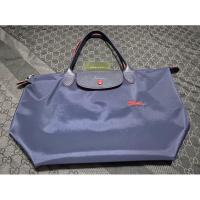 ราคา Longchamp Le Pliage Club รุ่นม้าปัก Size S หูยาว สี Navy/กรม ของแท้ มือสอง สภาพ 80% (แถมพู่ห้อยกระเป๋า) (7778649255)