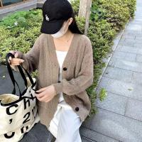 ราคา เสื้อ Cardigan (คาร์ดิแกนไหมพรม Over Size ไซส์ใหญ่) คอV ผู้ชาย ผู้หญิง สาวอวบ คนอ้วนใส่ได้ พร้อมส่ง (25021344830)