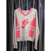 ราคา เสื้อสเวตเตอร์ มีฮู๊ด NIKE สีเทา สกรีนชมพู ขนาดรอบอก 38 ยาว 22 นิ้ว (24121664343)