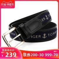 ราคา Tommy Hilfiger เข็มขัดทอมมี่ผู้ชายอเมริกันผ้าใบลำลองหนังเย็บสีตัดกัน เข็มขัดหัวเข็มขัดเยาวชน (26464005143)